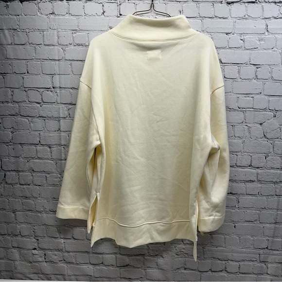 Anthropologie Maeve Cream funnel neck sweater size Small - Picture 3 of 10